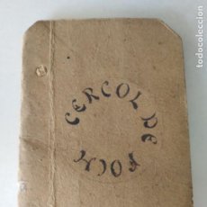 Libros antiguos: LIBRO TEATRO CERCOL DE FOCH EN CATALÁN POR FRÉDÉRIC SOLER Y SERAFI PITARRA. 1881. Lote 310664783