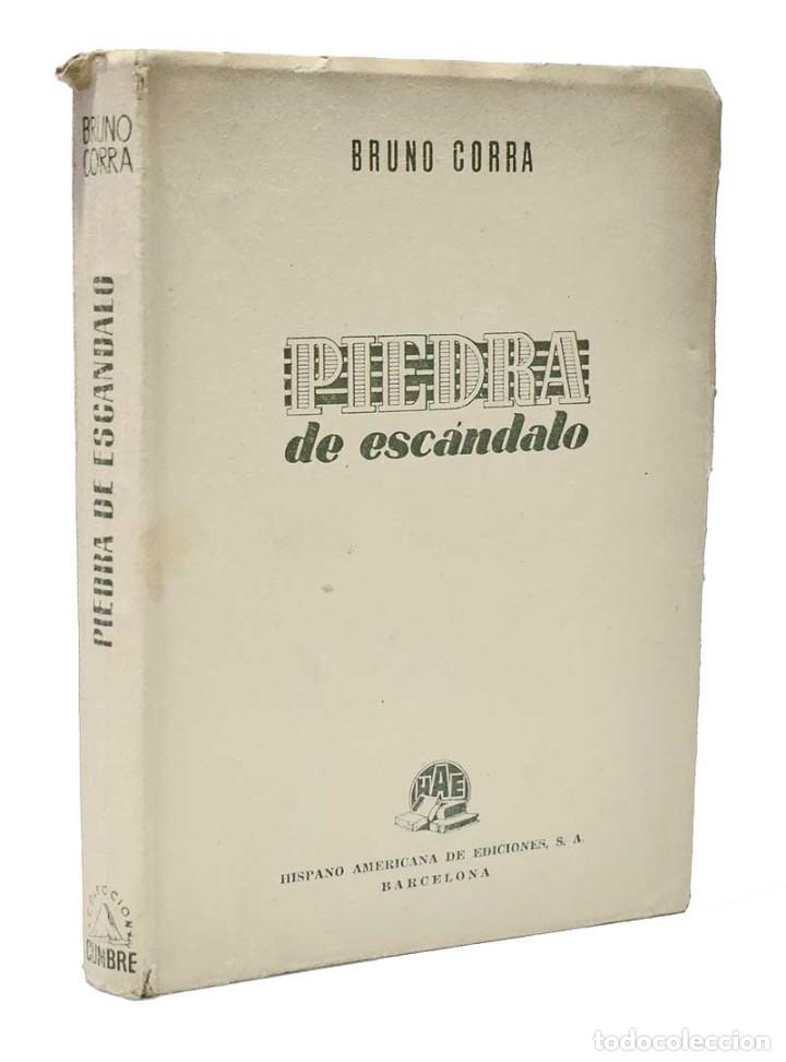 Libros antiguos: Piedra de esc&aacute;ndalo - Bruno Corra - Foto 1