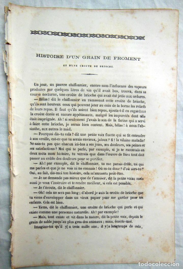 Antiquarische B&uuml;cher: HISTOIRE D'UN GRAN DE FROMENT ET D'UNE CROUTE DE BRIOCHE. PROMENADE. LE TROP ET LE TROP PEU OU LES D