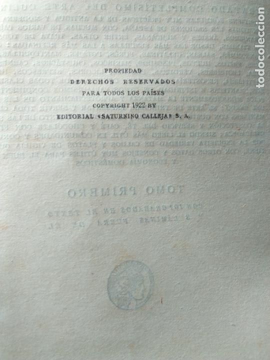 Libros antiguos: LA COCINA TOMO I 1922 - Foto 3