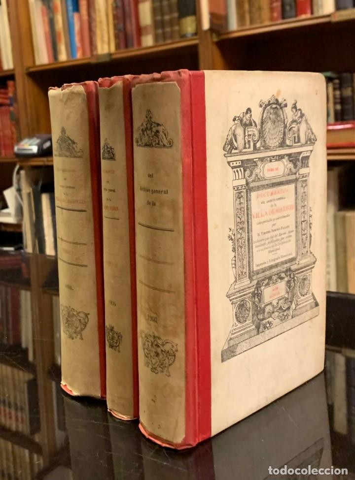 Libros antiguos: Documentos del Archivo General de la Villa de Madrid. Tomo I, II y III