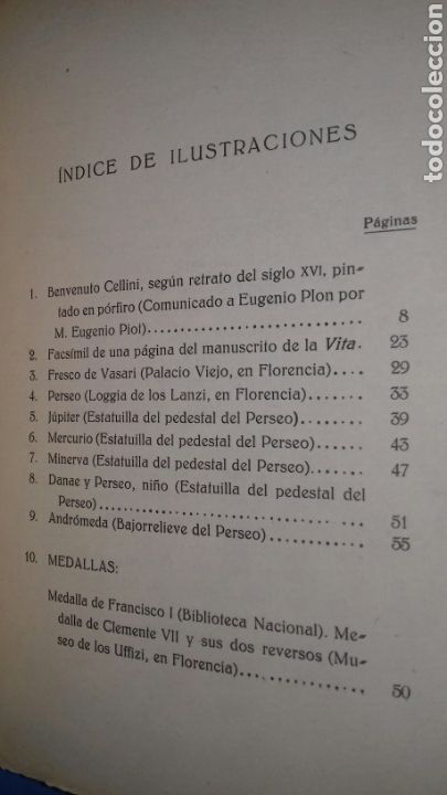 Libros antiguos: TH. HARLOR: BENVENUTO CELLINI. EDICIONES ESPA&Ntilde;OLAS, 1926. ILUSTRADO. - Foto 5