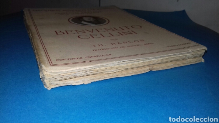 Libros antiguos: TH. HARLOR: BENVENUTO CELLINI. EDICIONES ESPA&Ntilde;OLAS, 1926. ILUSTRADO. - Foto 8