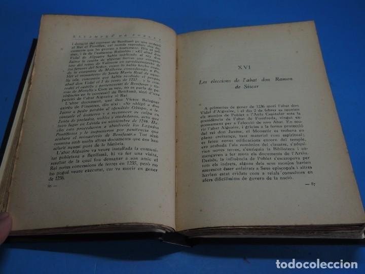 Libros antiguos: ESTAMPES DE POBLET.- MOSSEN JOSEP PALOMER - Foto 3