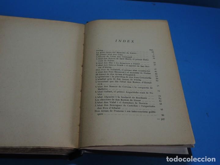 Libros antiguos: ESTAMPES DE POBLET.- MOSSEN JOSEP PALOMER - Foto 5