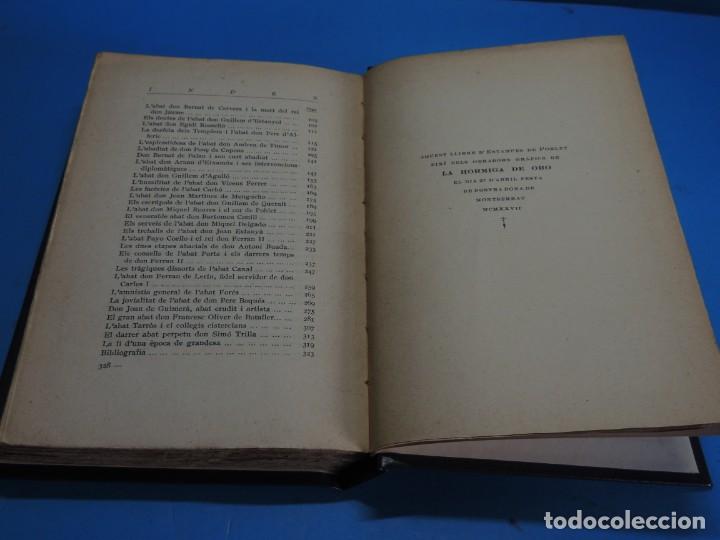 Libros antiguos: ESTAMPES DE POBLET.- MOSSEN JOSEP PALOMER - Foto 6