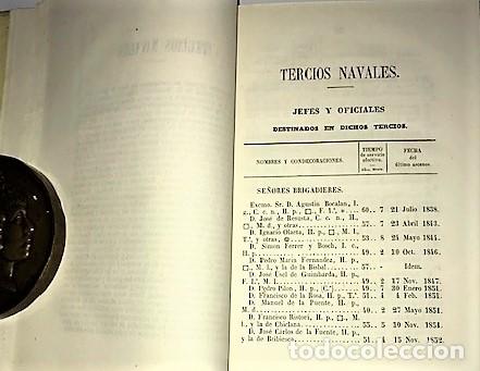 Libros antiguos: ESTADO GENERAL DE LA ARMADA PARA EL A&Ntilde;O DE 1856 ... 1855 - Foto 3