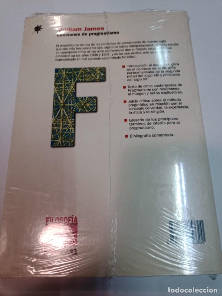 Libros antiguos: WILLIAM JAMES Lecciones de pragmatismo SA7437 - Foto 2