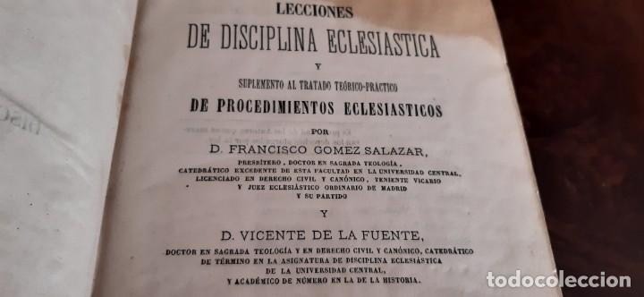Libros antiguos: MUY ANTIGUO LIBRO DE DISCIPLINA ECLESIASTICA. - Foto 6