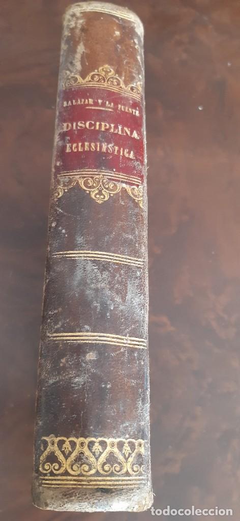 Libros antiguos: MUY ANTIGUO LIBRO DE DISCIPLINA ECLESIASTICA. - Foto 1