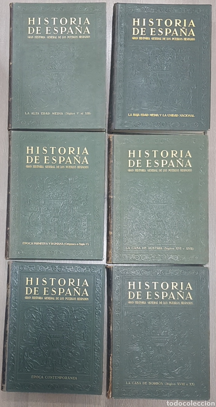 Libros antiguos: HISTORIA DE ESPA&Ntilde;A INSTITUTO GALLACH COMPLETA - Foto 2