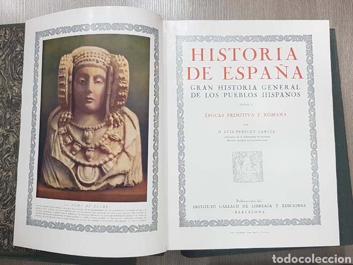 Libros antiguos: HISTORIA DE ESPA&Ntilde;A INSTITUTO GALLACH COMPLETA - Foto 4