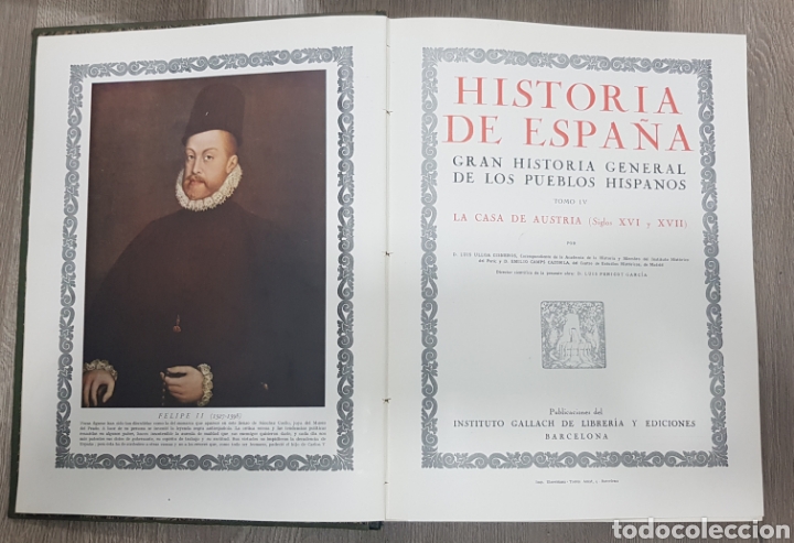 Libros antiguos: HISTORIA DE ESPA&Ntilde;A INSTITUTO GALLACH COMPLETA - Foto 6