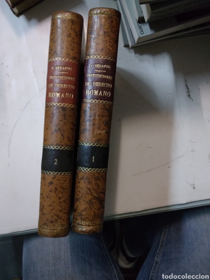 Libros antiguos: Felipe Serafini, Instituciones de derecho romano,3 tomos, - Foto 1