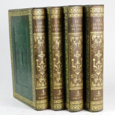 Libros antiguos: LA LEYENDA DE ORO PUBLICADA CADA DIA DEL AÑO - AÑO 1844 - 4 VOL.. Lote 312790358