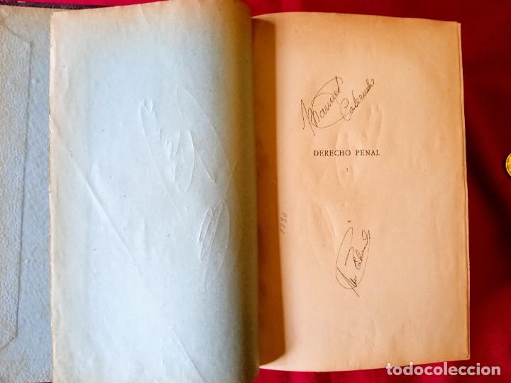 Libros antiguos: Libro Derecho Penal 1953 - Foto 3