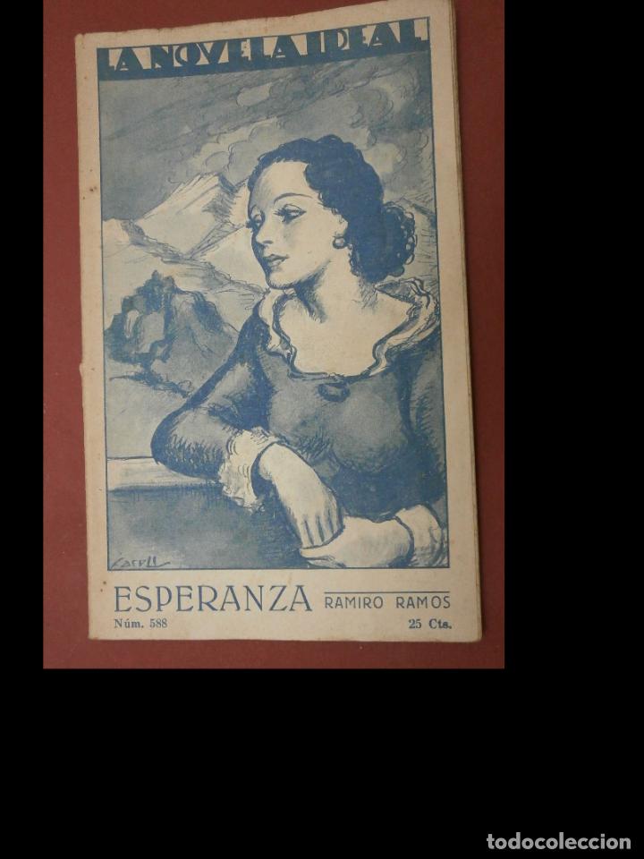 Libros antiguos: Esperanza. Ramiro Ramos La Novela Ideal. - Foto 1