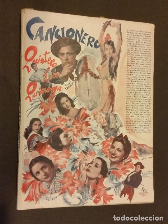 Livres anciens: s.f. (c. 1935) - Cancionero Quintero, Le&oacute;n y Quiroga.