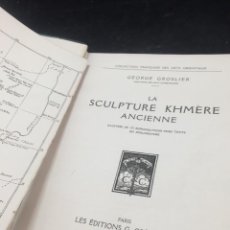 Libros antiguos: LA SCULPTURE KHMERE ANCIENNE. GEORGE GROSLIER. ESCULTURA ANTIGUA DE CAMBOYA, ILUSTRADO, EN FRANCÉS.. Lote 313219903