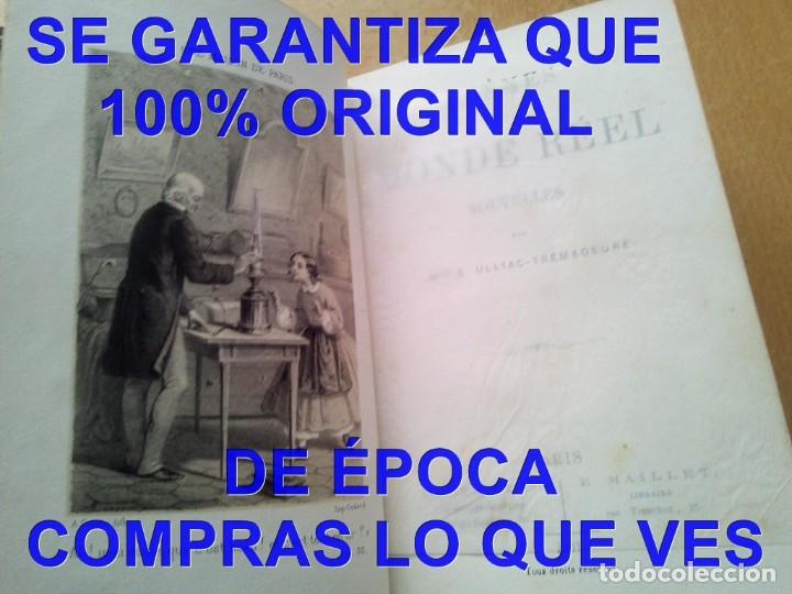 Libri antichi: 1861 ULLIAC TREMADEURE SCENES DU MONDE REEL 372 PG U94