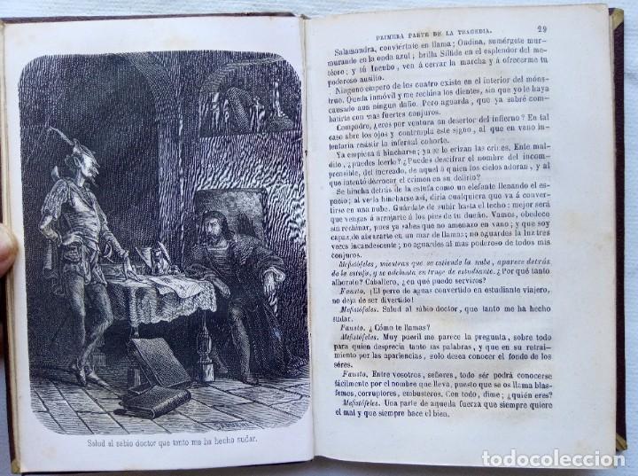 Libros antiguos: Fausto - J.W.GOETHE - 1865 - Foto 2