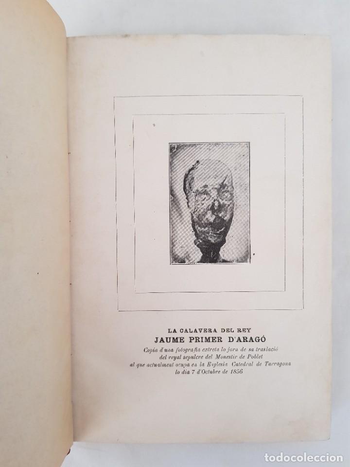 Libros antiguos: Cronica o comentaris del Rey en Jaume Primer. 1905 - Foto 3