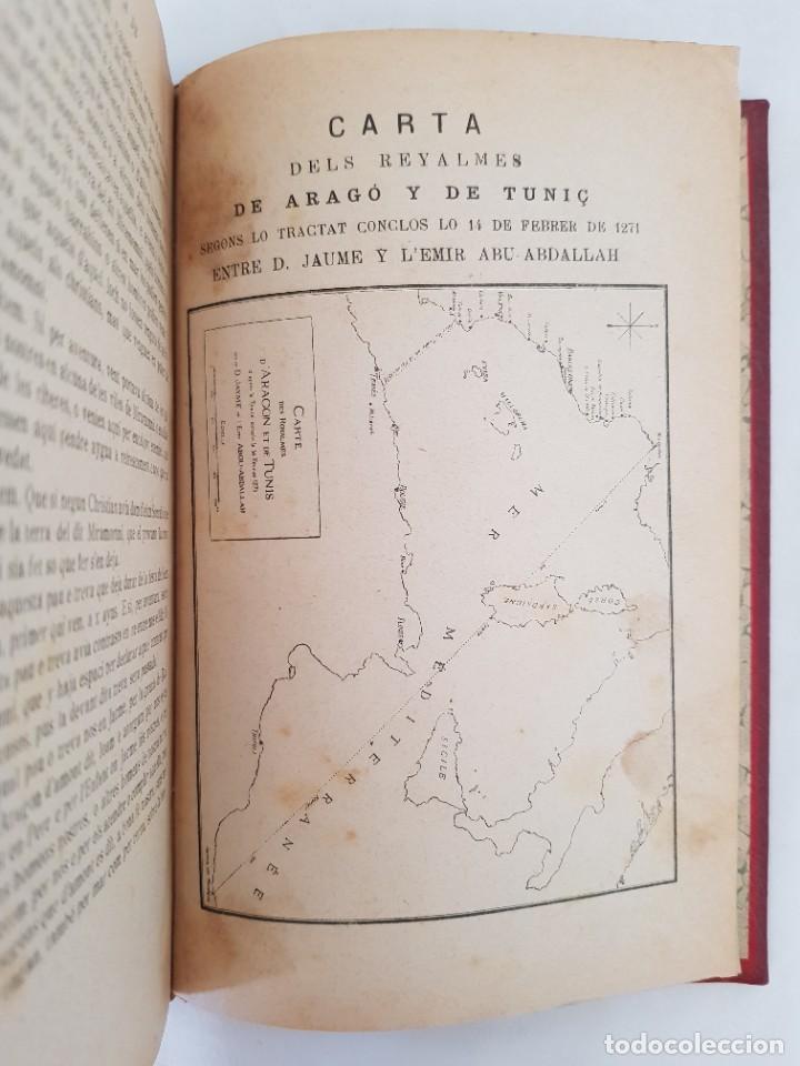 Libros antiguos: Cronica o comentaris del Rey en Jaume Primer. 1905 - Foto 9