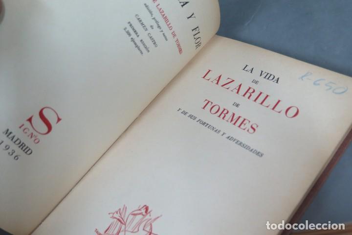 Libros antiguos: 1936.- LA VIDA DEL LAZARILLO DE TORMES. CARMEN CASTRO - Foto 2