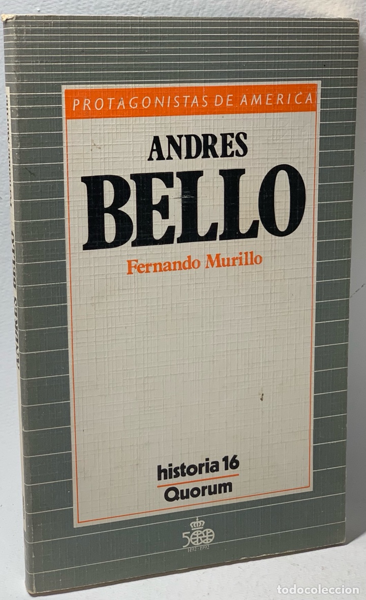 Libros antiguos: ANDRES BELLO &middot;&middot;&middot; FERNANDO MURILLO - Foto 1