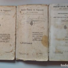 Libros antiguos: 3 LIBROS INSTRUCCIÓN DE TIRO CON ARMAS AÑO 1927. Lote 314012633