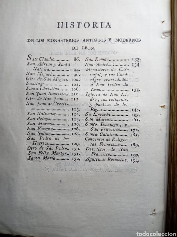 Libros antiguos: Iglesia de Le&oacute;n y...Manuel Risco. 1792. - Foto 4