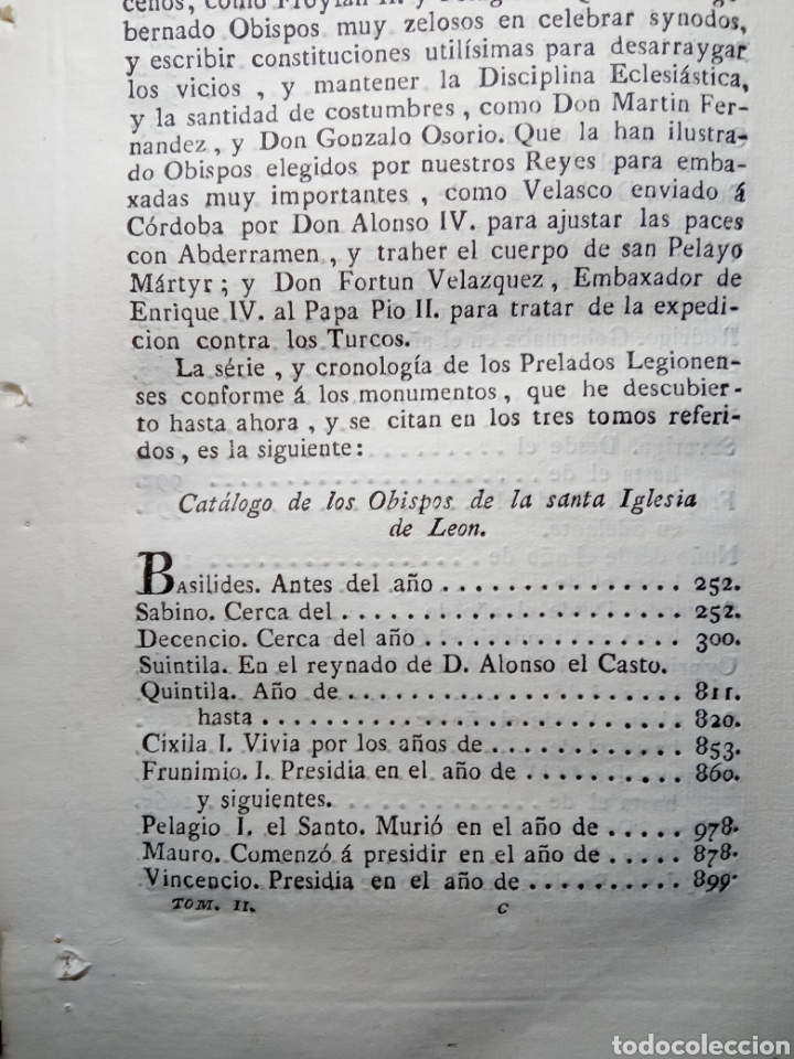 Libros antiguos: Iglesia de Le&oacute;n y...Manuel Risco. 1792. - Foto 5