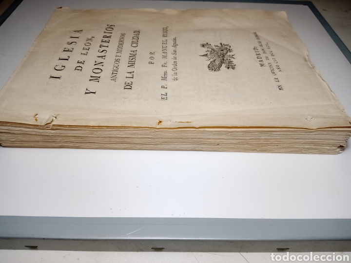 Libros antiguos: Iglesia de Le&oacute;n y...Manuel Risco. 1792. - Foto 7