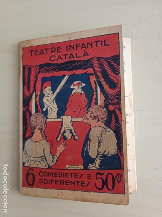 Libri antichi: Teatre infantil catala. 6 Comedietes diferents - 2a. Serie.