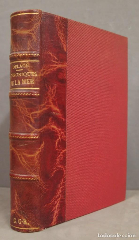 Libros antiguos: 1936.- CHRONIQUES DE LA MER. DELAGE - Foto 1