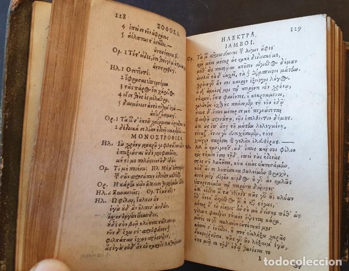Libros antiguos: A&Ntilde;O 1593 &ndash; SOFOCLES (&Sigma;&omicron;&phi;&omicron;&kappa;&lambda;ῆ&sigmaf;) - SOPHOCLIS TRAGOEDIAE VII - Foto 10