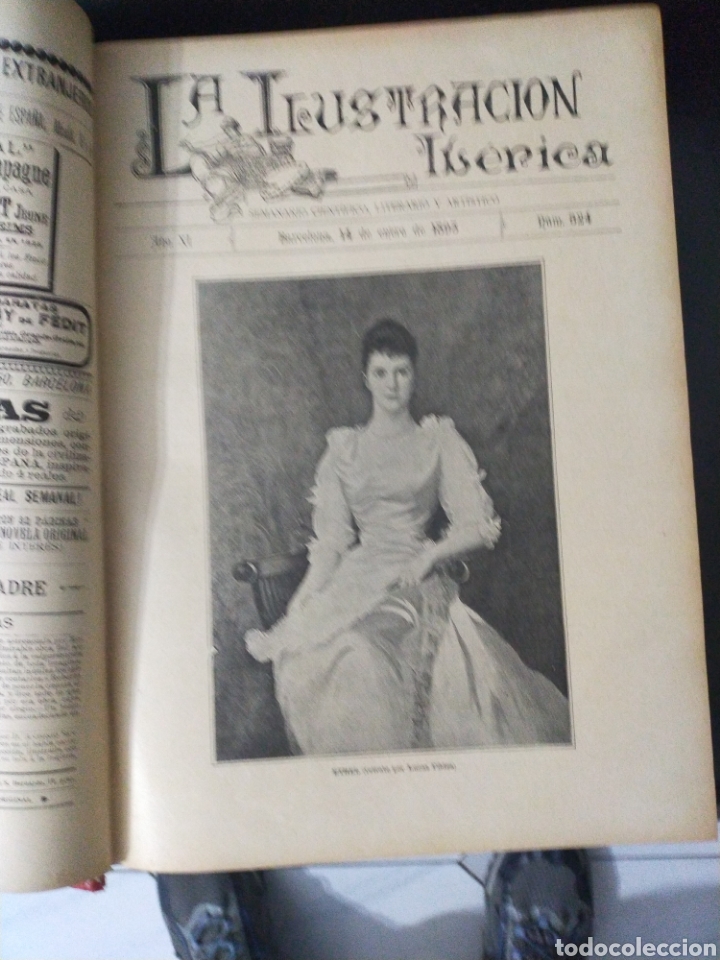 Libros antiguos: LA ILUSTRACI&Oacute;N IBERICA 1893 COMPLETO - Foto 5