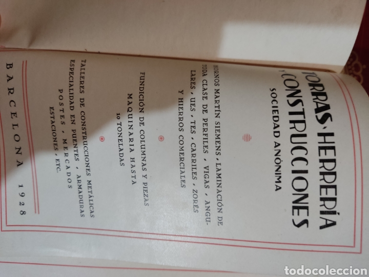 Libros antiguos: Torras herrer&iacute;a y construcciones - Foto 2