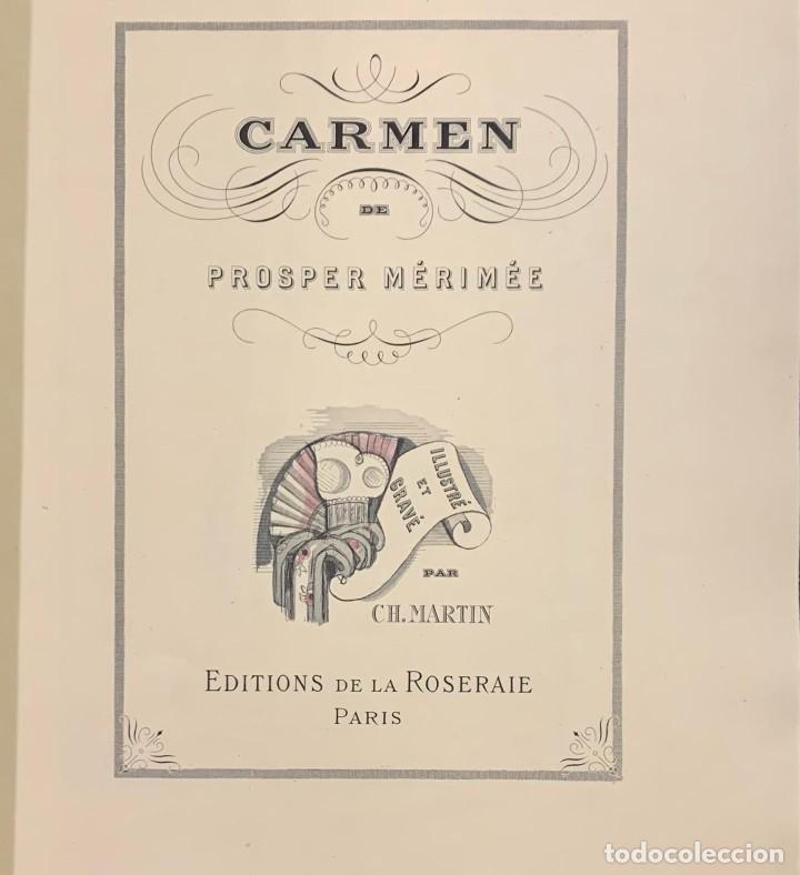 Libros antiguos: Carmen. Prosper Merimee - Foto 4