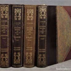 Libros antiguos: 1915.- LA LITERATURA ESPAÑOLA. SALCEDO. 4 TOMOS. CALLEJA