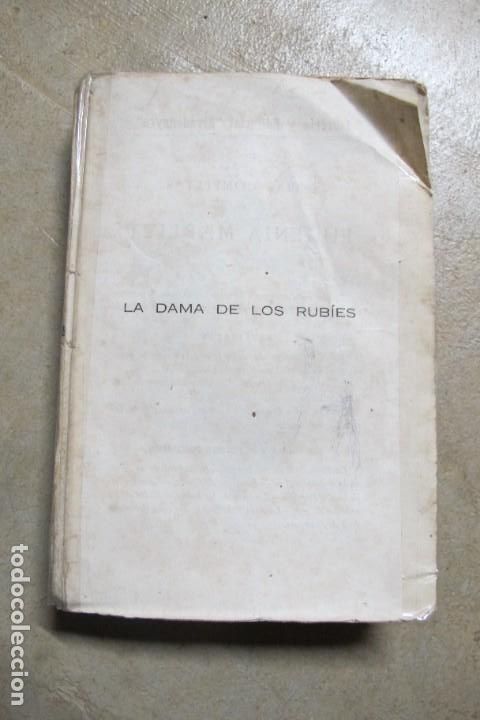 Old books: LA DAMA DE LOS RUBIES. MARTLITT. 1922. OBRAS COMPLETAS III RIVADENEYRA