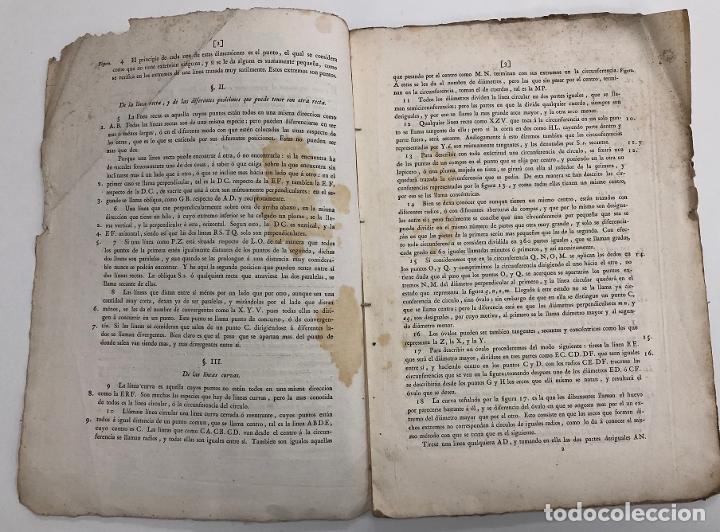 Libros antiguos: IDEA GENERAL DE GEOMETR&Iacute;A C. 1850 - Foto 2