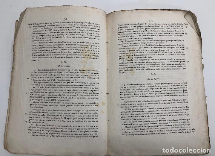 Libros antiguos: IDEA GENERAL DE GEOMETR&Iacute;A C. 1850 - Foto 3