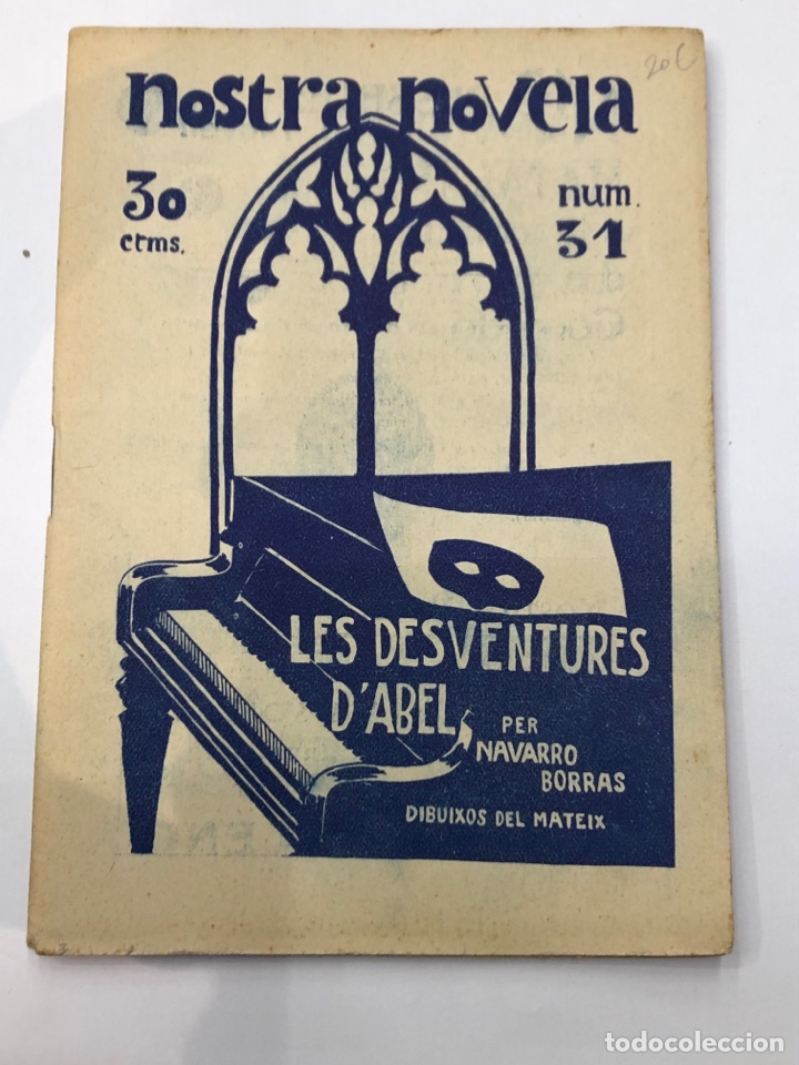Libros antiguos: LES DESVENTURES D&rsquo;ABEL NAVARRO BORRAS E. - Foto 1
