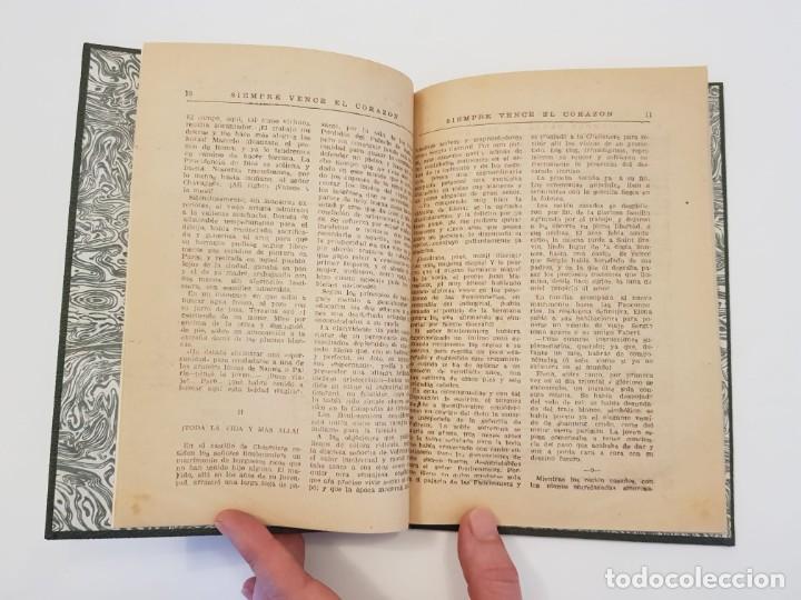 Libros antiguos: Siempre vence el coraz&oacute;n.- Matilde Alanic. - Foto 6