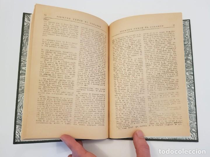 Libros antiguos: Siempre vence el coraz&oacute;n.- Matilde Alanic. - Foto 7