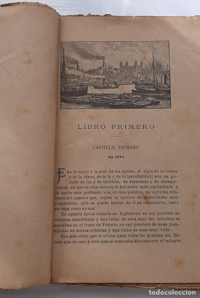 Libros antiguos: El marqu&eacute;s de saint evremont. C. Dickens. 1893 - Foto 2