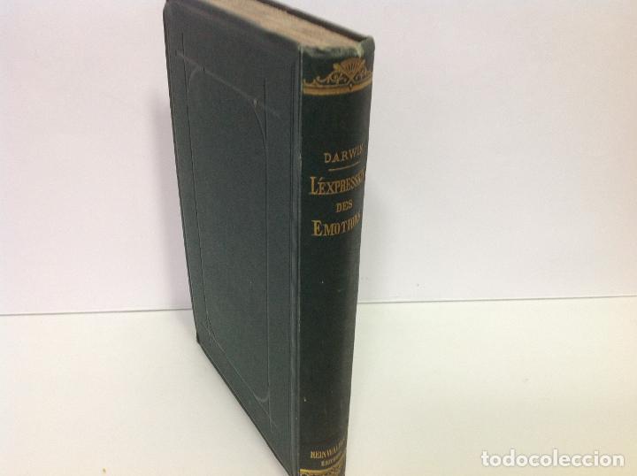 Libros antiguos: CHARLES DARWIN L�EXPRESSION DES EMOTIONS 1877 - Foto 1