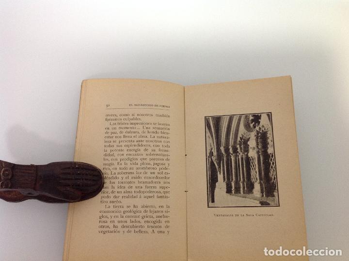 Libros antiguos: LEON ROCH EL MONASTERIO DE PIEDRA APUNTES PARA UNA EXCURSION 1911 - Foto 3