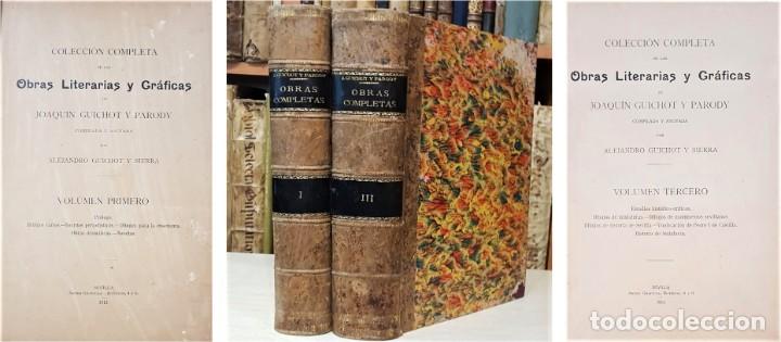 Antiquarische B&uuml;cher: Colecci&oacute;n completa de las Obras Literarias y Gr&aacute;ficas. Tomo I y III